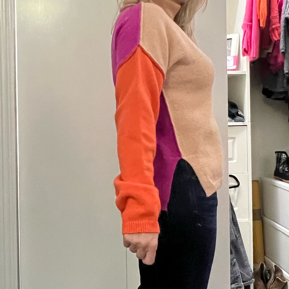 Color block sweater